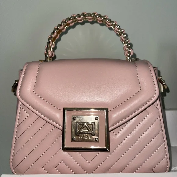 Pink Handbag with gold features | prom graduation - Picture 1 of 3